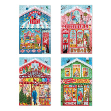 Load image into Gallery viewer, Christmas Market 100pc Puzzle - 4 asst