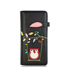 Load image into Gallery viewer, Swing Owl Long Wallet -blk (espe)