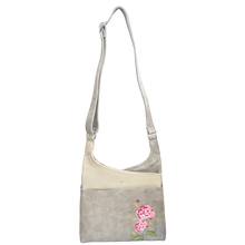 Load image into Gallery viewer, Espe Peony Messenger Crossbody - Grey