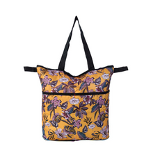 Load image into Gallery viewer, Amber Flourish Zip Around Shopper