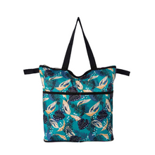 Load image into Gallery viewer, Foliage Zip Around Shopper