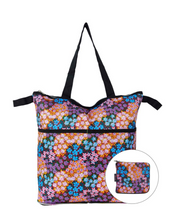 Load image into Gallery viewer, Ukiyo Floral Zip Around Shopper