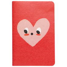 Load image into Gallery viewer, Heart to Heart S/2 Unlined Notebooks
