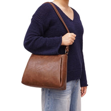 Load image into Gallery viewer, Mattie Crossbody Purse - Burgundy (SQ)