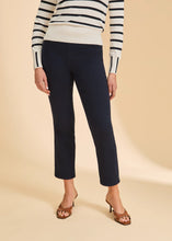 Load image into Gallery viewer, Pull-On Straight Ankle Denim Navy
