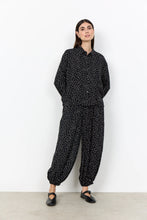 Load image into Gallery viewer, Gilda Polka Dot Collar Top - B&amp;W (Soya Concept)
