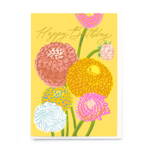 Florals Birthday Card