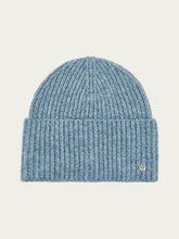 Load image into Gallery viewer, Wool Blend Rib Knit Hat - Zen Blue (V  Fraas)
