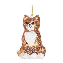 Load image into Gallery viewer, Glass Tabby Cat Ornament
