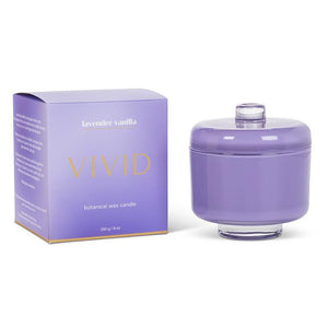 Lavender Vanilla Candle in Pedestal Jar (8 oz)