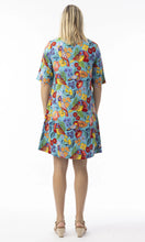 Load image into Gallery viewer, Birds Elbow Sleeve Dress (Orientique)
