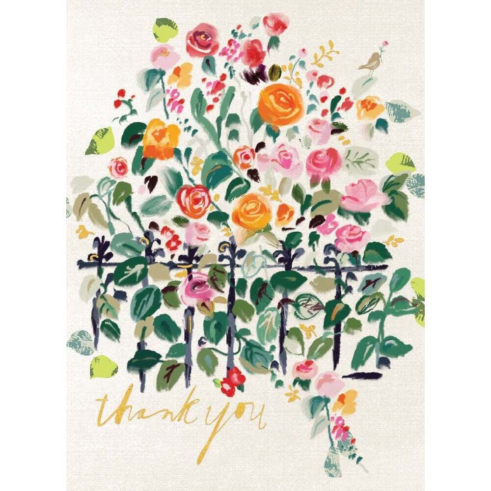 Flowerbox Thank You Card
