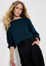 Load image into Gallery viewer, Cable Batwing - Teal (Apricot)
