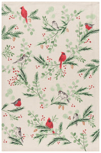 Forest Birds Tea Towel