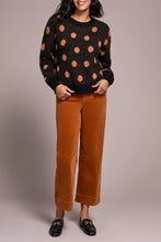 Load image into Gallery viewer, Fuzzy Dots Sweater - Black (Tribal)
