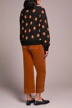 Load image into Gallery viewer, Fuzzy Dots Sweater - Black (Tribal)

