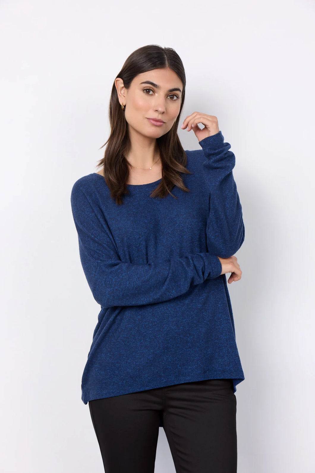 Softy Dolman Top - Estate Blue (Soya Concept)
