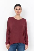 Load image into Gallery viewer, Softy Dolman Top - Oxblood Red (Soya Concept)
