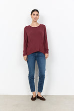 Load image into Gallery viewer, Softy Dolman Top - Oxblood Red (Soya Concept)
