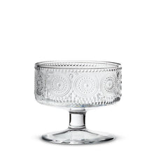 Load image into Gallery viewer, Embossed Circle Pedestal Bowl 3.5" D
