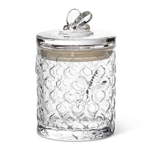 Load image into Gallery viewer, Honeycomb Jar w/ Bee / Sealed Lid 5"H

