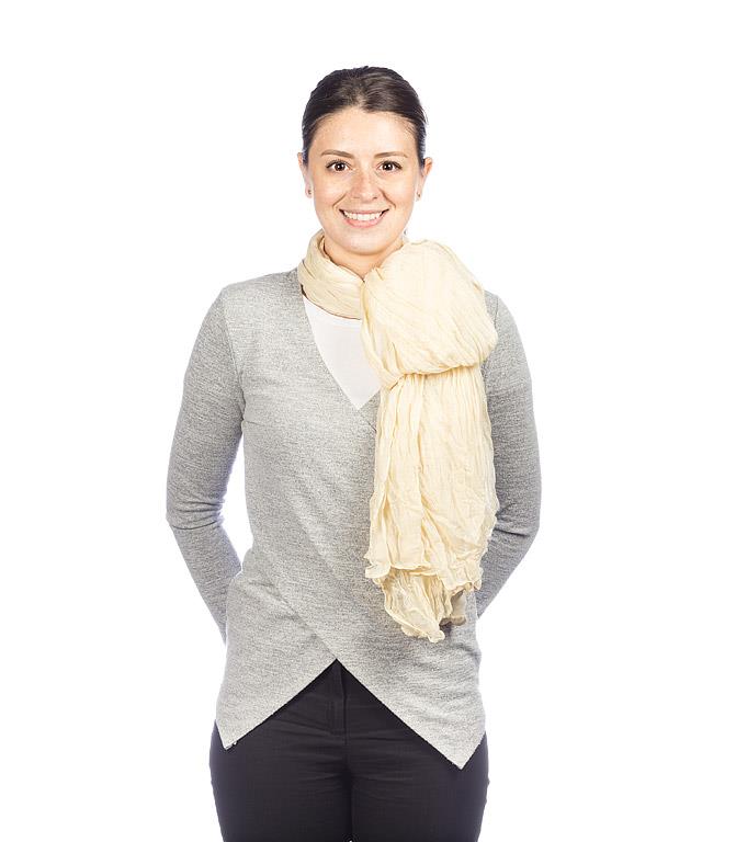 Classic Lightweight Scarf - Ivory