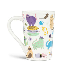 Load image into Gallery viewer, Cats and Flowers Mug

