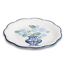 Load image into Gallery viewer, Floral Vase Small Plate - Blue
