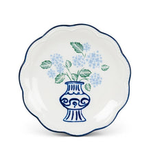 Load image into Gallery viewer, Floral Vase Small Plate - Blue
