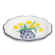 Load image into Gallery viewer, Floral Vase Small Plate - Yellow
