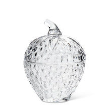 Load image into Gallery viewer, Strawberry Jar w/ Lid 4"H
