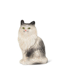 Load image into Gallery viewer, Sitting Persian Cat Bud Vase
