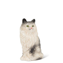 Load image into Gallery viewer, Sitting Persian Cat Bud Vase
