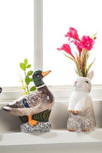 Load image into Gallery viewer, Standing Mallard Bud Vase

