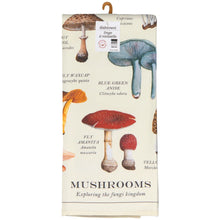 Load image into Gallery viewer, Mushrooms Fine Print Tea Towel (Danica)
