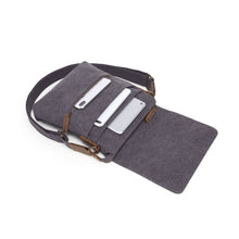 Load image into Gallery viewer, "Perth" Canvas Shoulder Bag - Turquoise (DaVan)
