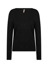 Load image into Gallery viewer, Dollie Long Sleeve Crew Neck - Black (Soya Concept)
