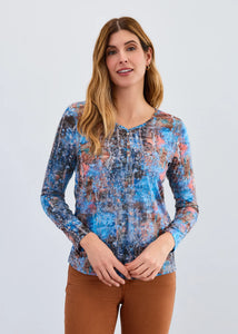 Button Henley Top - Whitechapel (FDJ)