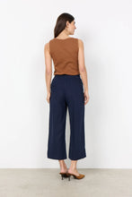Load image into Gallery viewer, Linen-Mix Tie Pant - Navy (Soya Concept)
