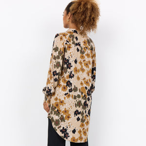 Irena Floral Tunic - Beige