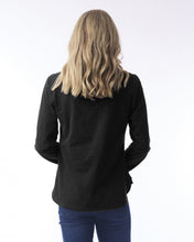 Load image into Gallery viewer, Crew Neck Long Sleeve Tee - Black (Orientique)
