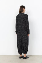 Load image into Gallery viewer, Gilda Polka Dot Collar Top - B&amp;W (Soya Concept)
