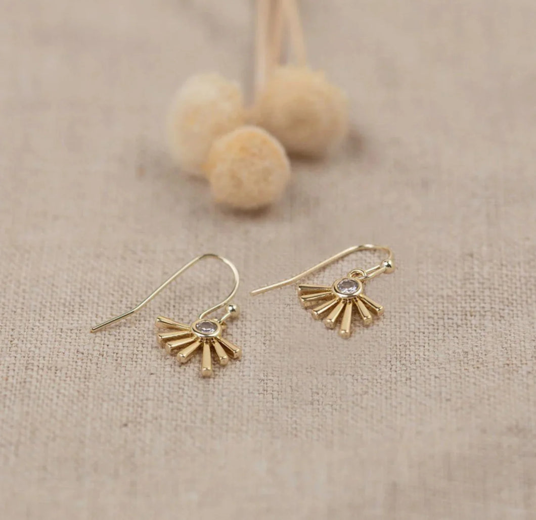 Burst Earring - Gold Plated