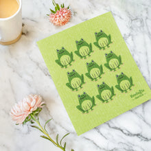 Load image into Gallery viewer, Ribbit Swedish Dishcloth

