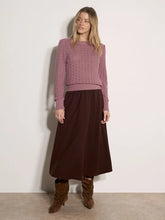 Load image into Gallery viewer, Pointelle Sweater - Pink (Apricot)
