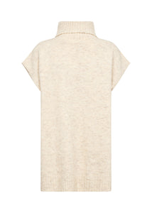 Irwin Cowl Sweater Vest - Cream