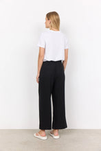 Load image into Gallery viewer, Linen Mix Wide Leg Pant - Black (Soya Concept)
