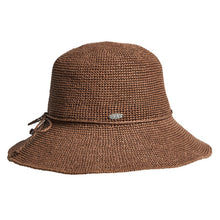 Load image into Gallery viewer, Corinne Paper Straw Hat - Brown (Canadian Hat)
