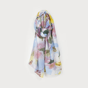 Watercolour Blooms Wrap - Purple Mix