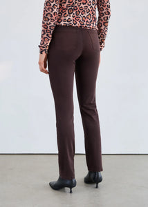 Petite Suzanne Straight Leg - Rich Brown (FDJ)